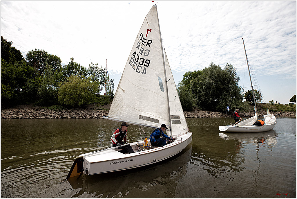 100 Jahre Rheinwoche 2022 - 4. Wettfahrt Duisburg - Wesel, 04.06.2022,